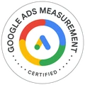 Google Ads Measurement certified. Check this certification on Google Skillshop