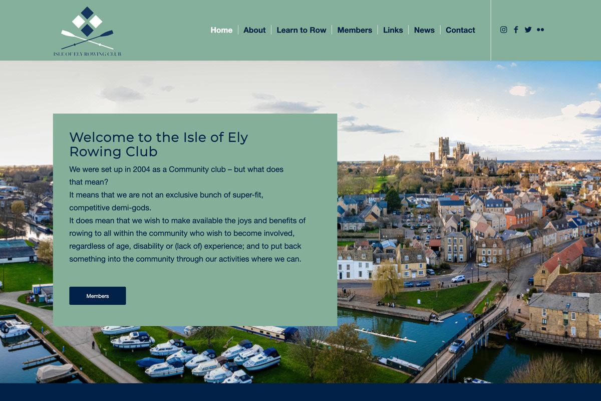 Ely Rowing Club Website